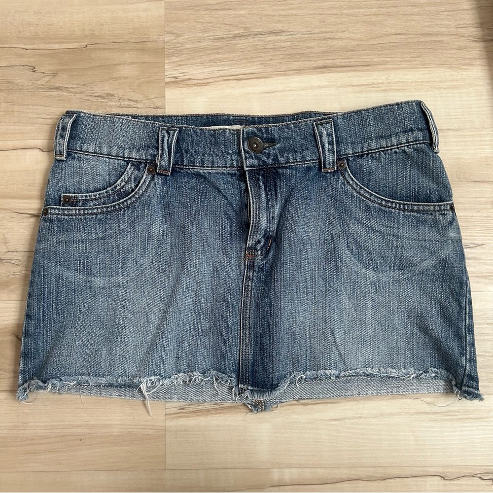 Mossimo Denim Mini Skirt Women’s Size 9 Vtg 100% Cotton Y2K